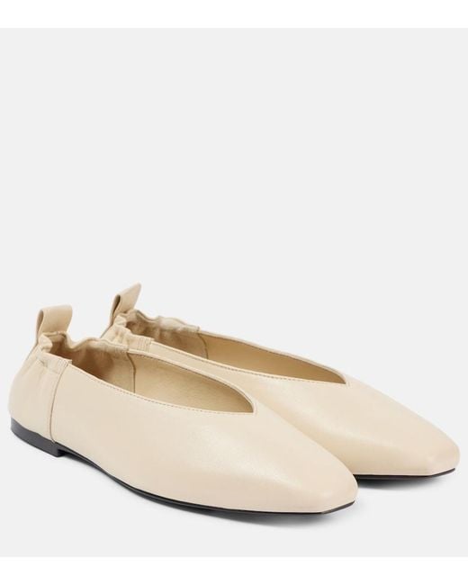 A.Emery Natural Briot Leather Ballet Flats