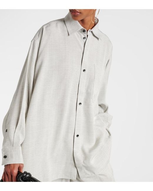Jacquemus White Le Chemise Poche Shirt