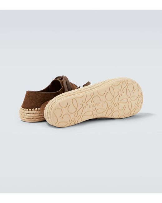 Chaussures Rio En Daim Loewe pour homme en coloris Brown