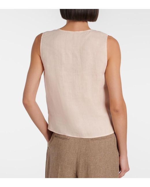 Chaleco Milly De Ramio Loro Piana de color Natural