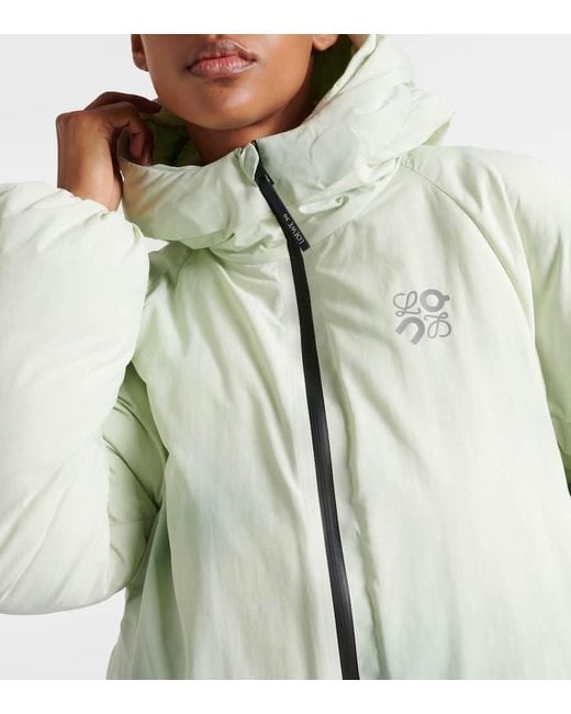 Loewe Green X On Tie-Dye Technical Puffer Jacket