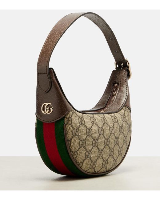 Borsa A Spalla Ophidia Small Gg di Gucci in Gray