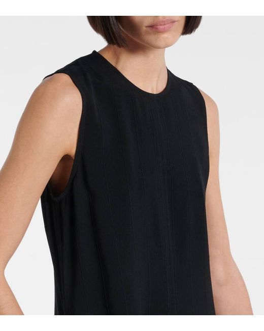 Totême  Black Striped Maxi Dress