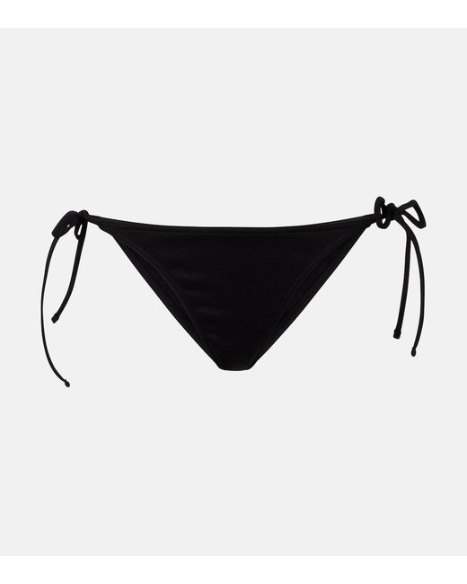 Prada Black Low-Rise Bikini Bottoms