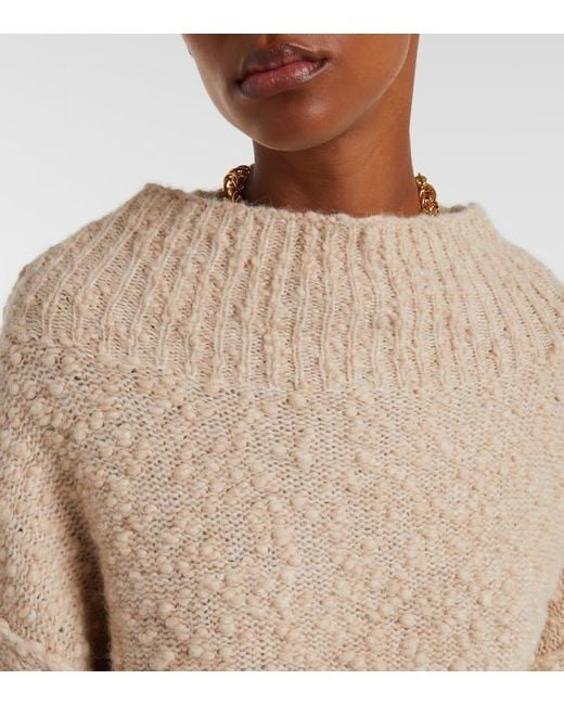 Max Mara Natural Eccelso Alpaca And Wool-Blend Sweater