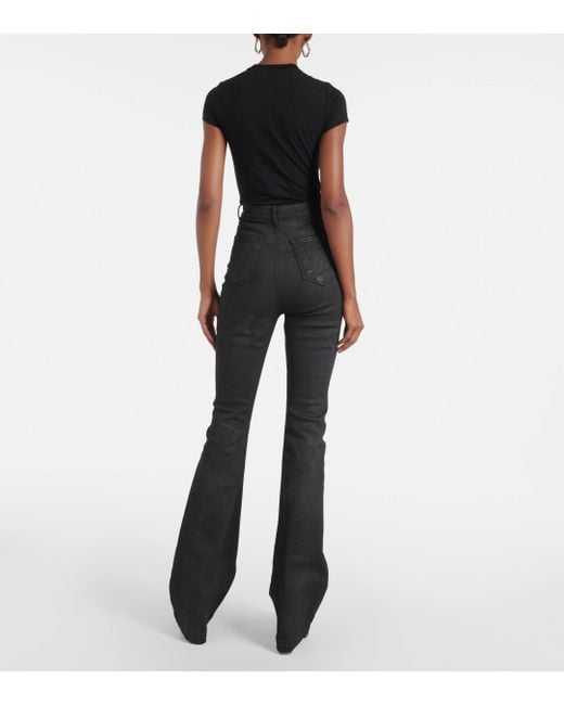 Rick Owens Black Drkshdw Bolan Bootcut Jeans