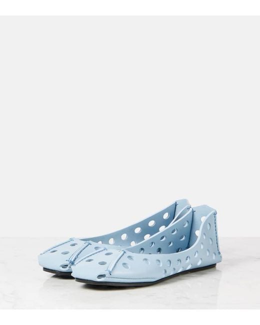 Alaïa Blue Ballet Flat