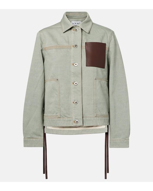 Loewe Green Denim Jacket