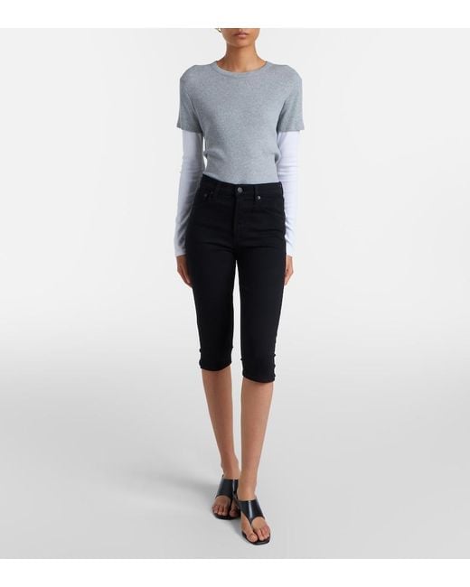 Citizens of Humanity Black Devin Capri Jeans