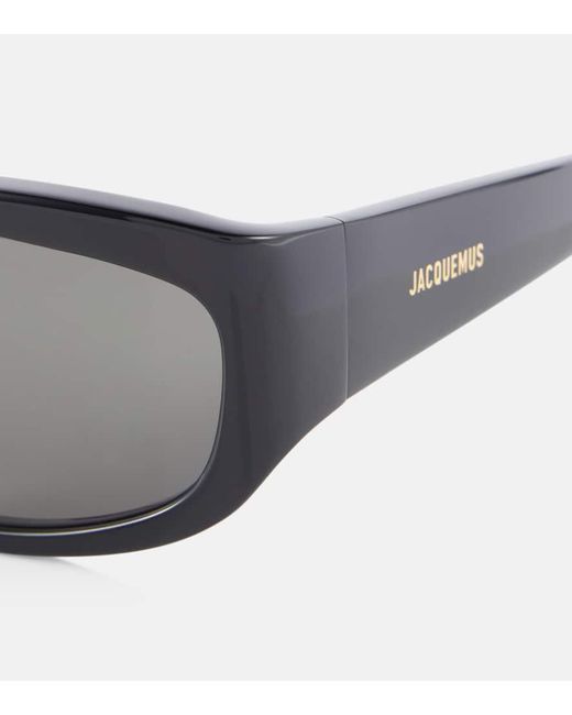 Jacquemus Brown Les Lunettes Rectangular Sunglasses