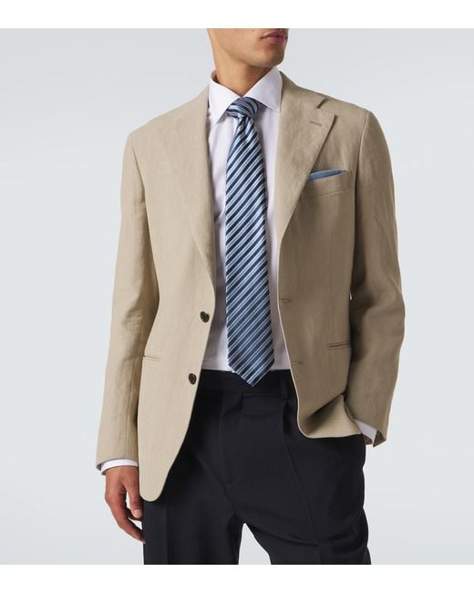 Cravatta di Charvet in Blue da Uomo