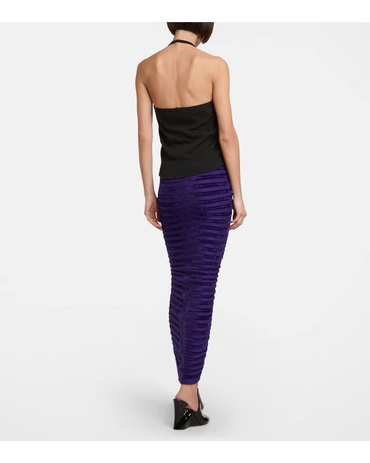 Alaïa Black Top Aus Baumwolle