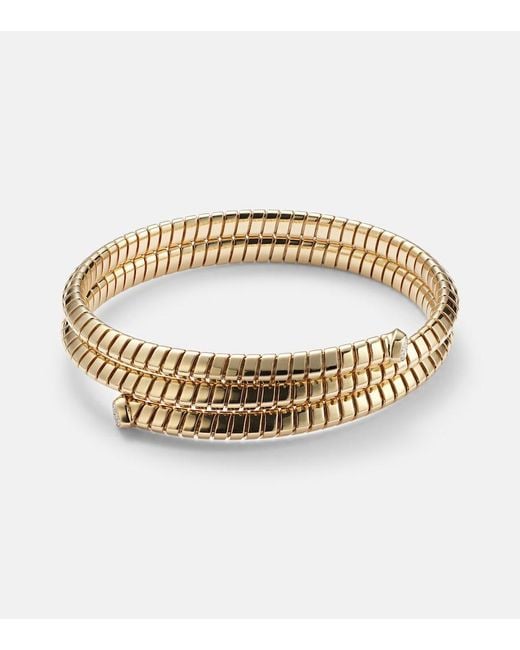 Marina B Metallic Trisolina Triple 18Kt Bangle With Diamonds