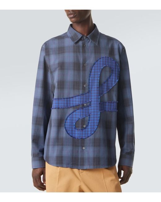 Camicia di Loewe in Blue da Uomo