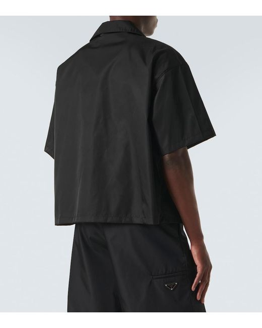 Prada Black Re-Nylon Short-Sleeved Shirt