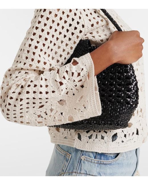 FRAME White Postcard Crochet Cotton Cardigan
