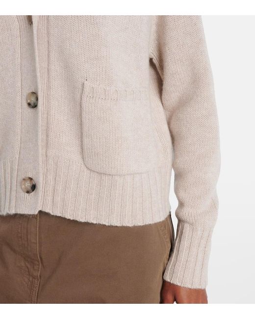 Jardin Des Orangers Natural Cardigan Aus Wolle Und Kaschmir
