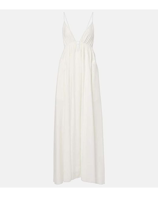 Jonathan Simkhai White Josephine Maxi Dress