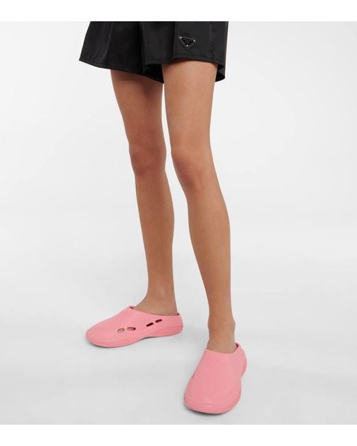 Prada Multicolor Slippers Mellow De Goma