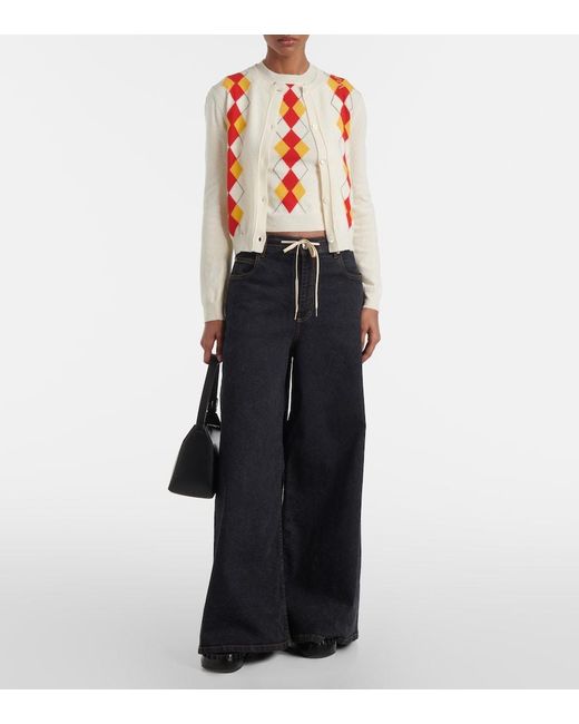 Chaleco De Lana Marni de color White