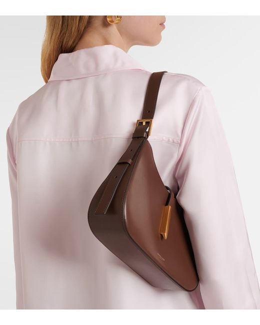 DeMellier London Brown Schultertasche Tokyo Aus Leder