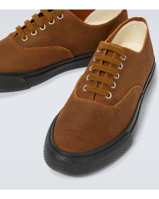Zapatillas New Norfolk de piel RRL de hombre de color Brown