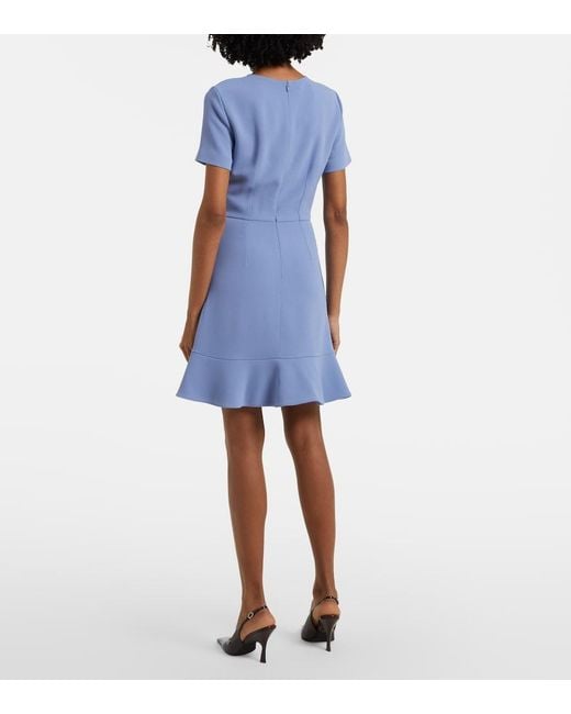 Stella McCartney Blue Iconic Ruffled Minidress
