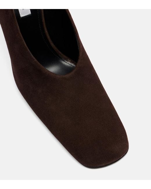 Victoria Beckham Black 100 Suede Pumps