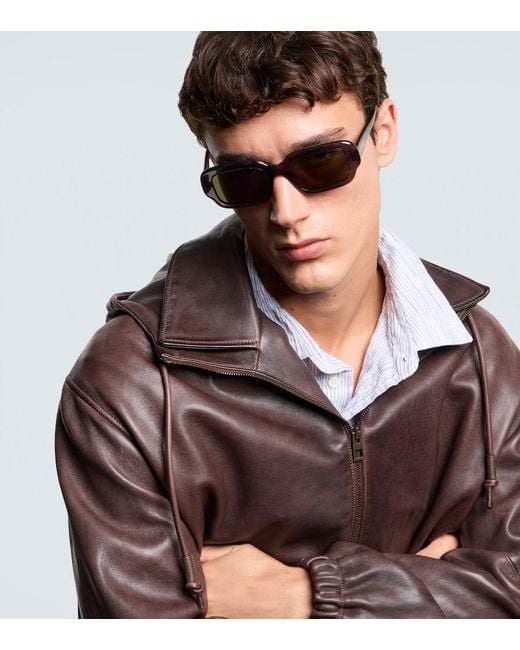 Loewe Eckige Sonnenbrille in Brown für Herren