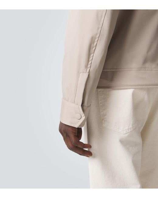 Canali Natural Nuvola Reversible Blouson Jacket for men