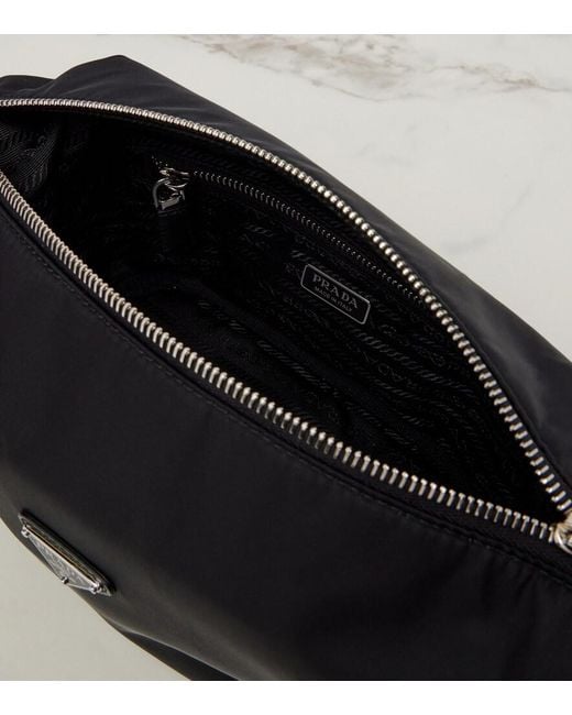Prada Black Cherie Mini Re-Nylon Top-Handle Bag
