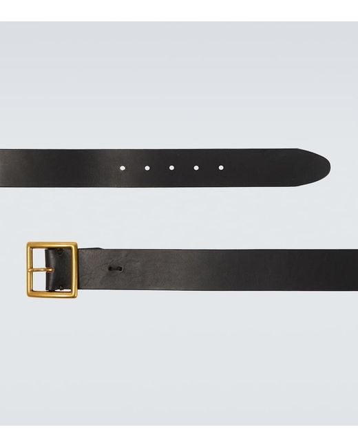 Cinturon De Piel Visvim de hombre de color Black