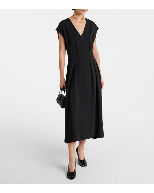 Joseph Black Cady Midi Dress