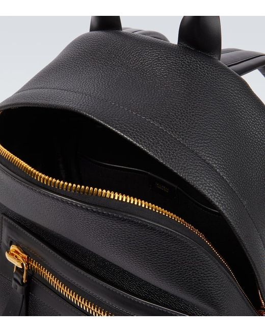 Mochila Buckley De Piel Tom Ford de hombre de color Black