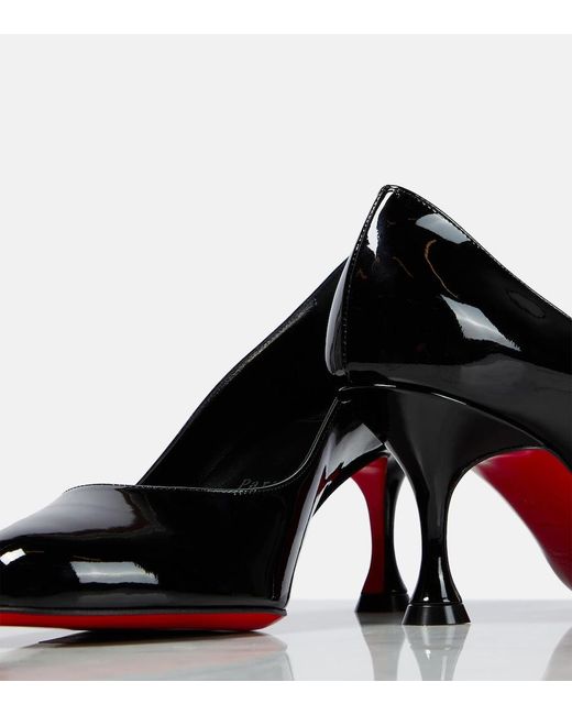 Christian Louboutin Black Stella Patent Leather Pumps