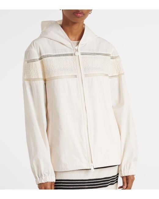 Giacca Clisson Con Pannelli di Moncler in White