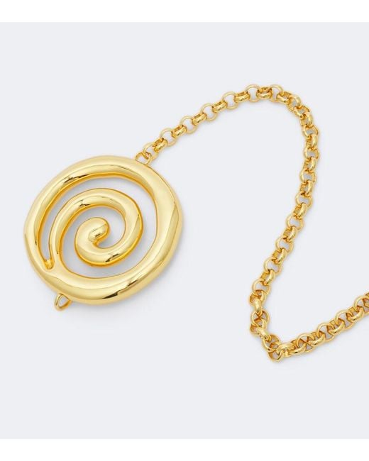 DEHANCHE Metallic Koru Chain Belt