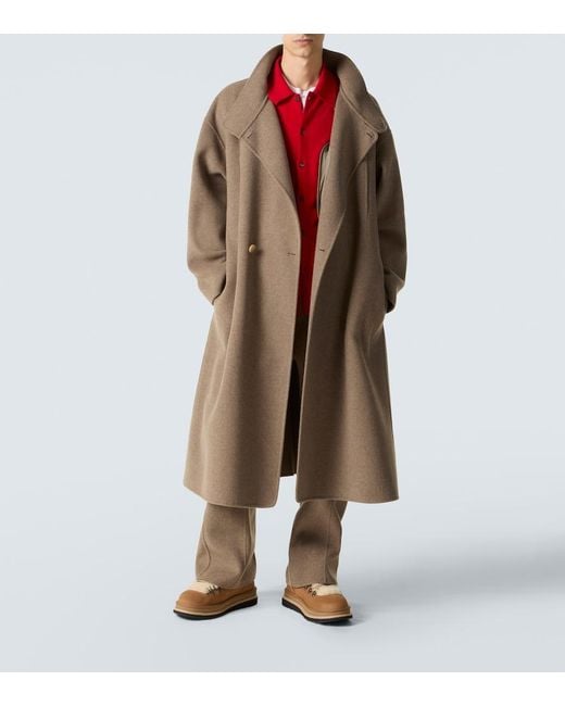 Sacai Brown X Ugg Suede And Shearling Hiking Boots for men