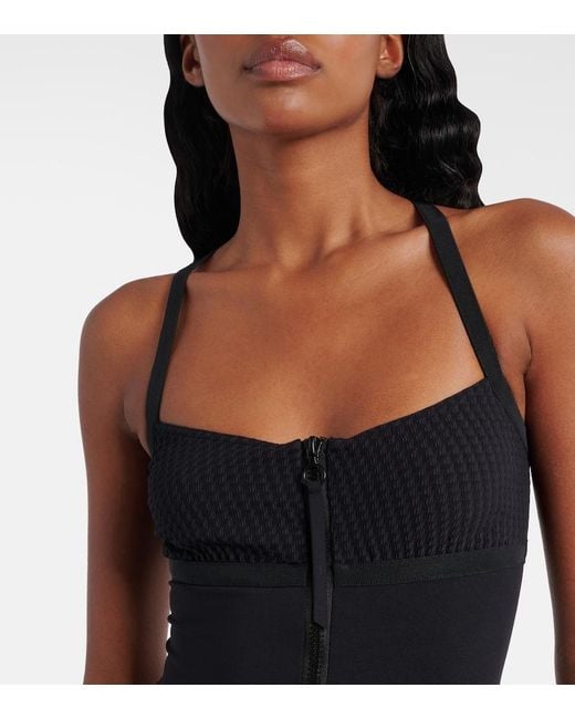 Eres Black Egerie Jacquard Swimsuit