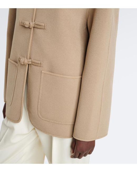 Rohe Natural Wool And Cashmere Jacket