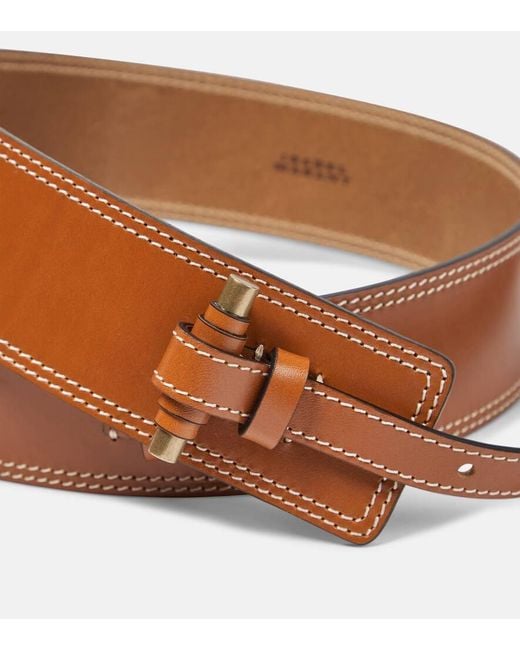 Isabel Marant Brown Vigo Leather Belt