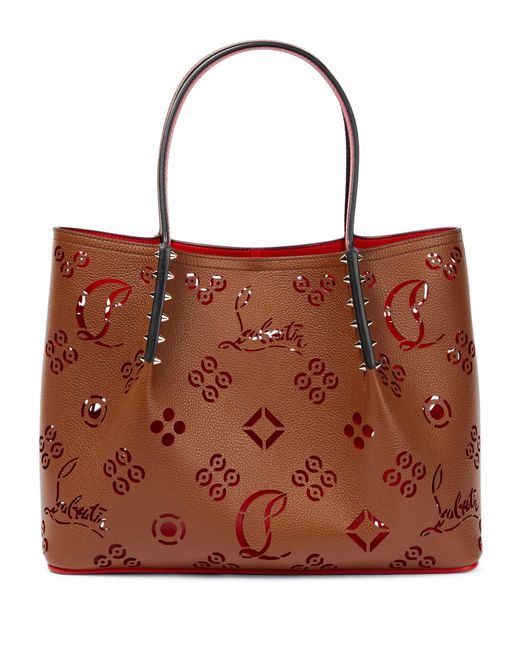 christian louboutin cabarock small tote bag