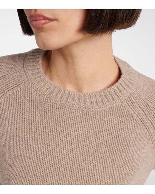 Nili Lotan Natural Laurel Cashmere And Wool Sweater