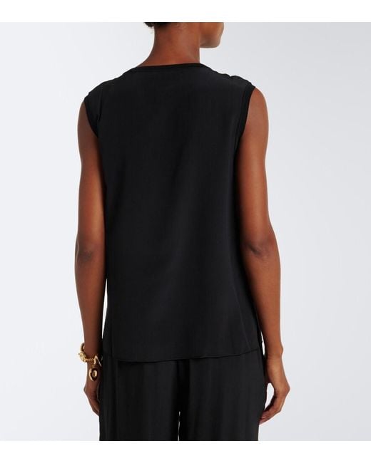 Joseph Black Bley Silk Crepe Top