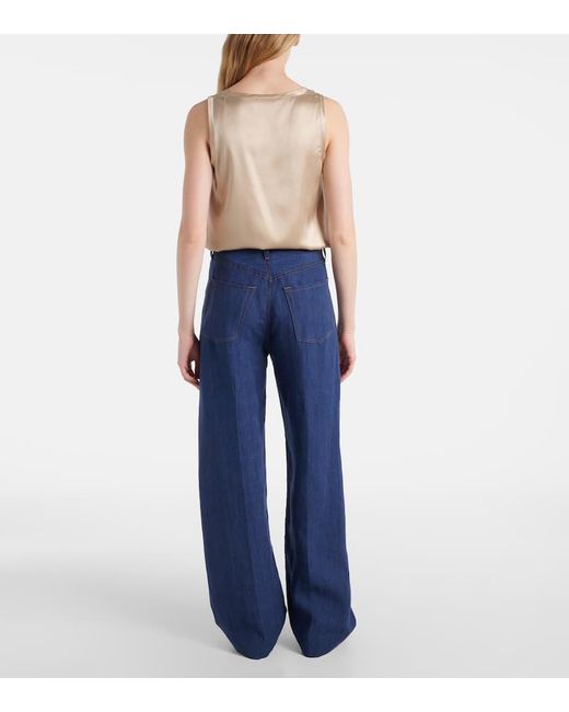 X Argent Jeans Anchos Ayla De Tiro Medio Citizens of Humanity de color Blue