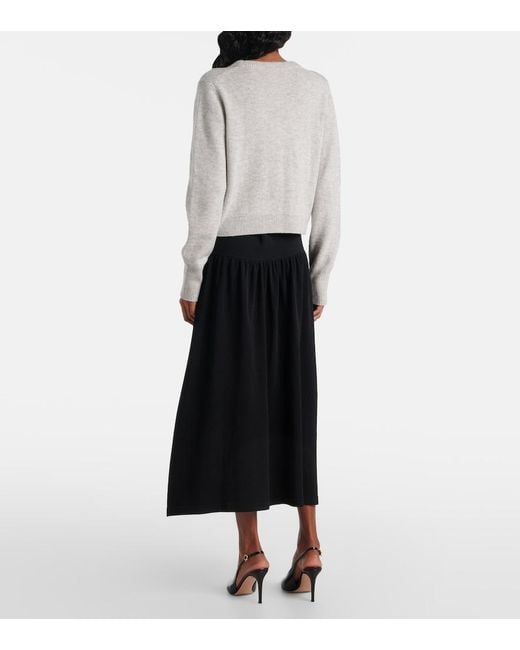 Vince White Wool And Cashmere Cardigan