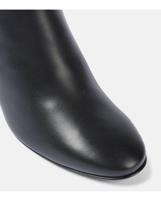 Tod's Black Leather Ankle Boots