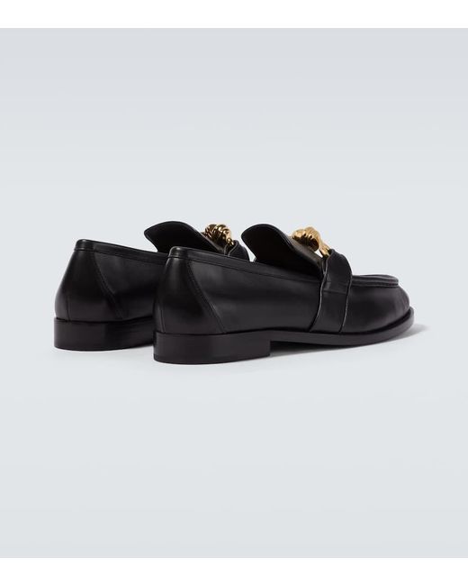 Bottega Veneta Loafers Astaire Knot Aus Leder in Black für Herren