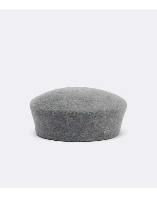 Ruslan Baginskiy Gray Wool Felt Hat