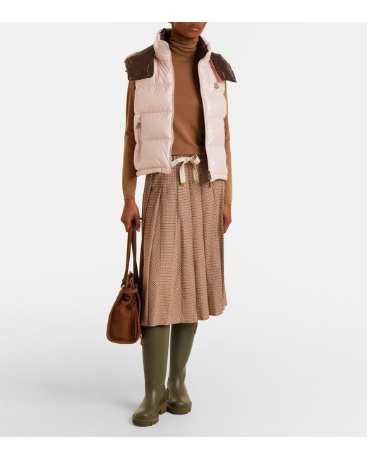 Moncler Pink Niverolle Down Vest